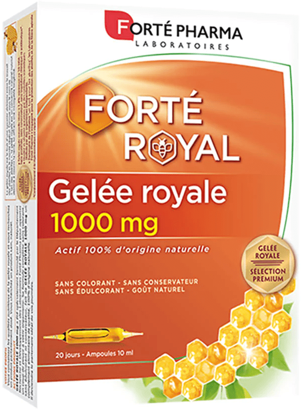 FORTE ROYAL Gelée royale 1000 mg Solution buvable 20Amp/10ml
