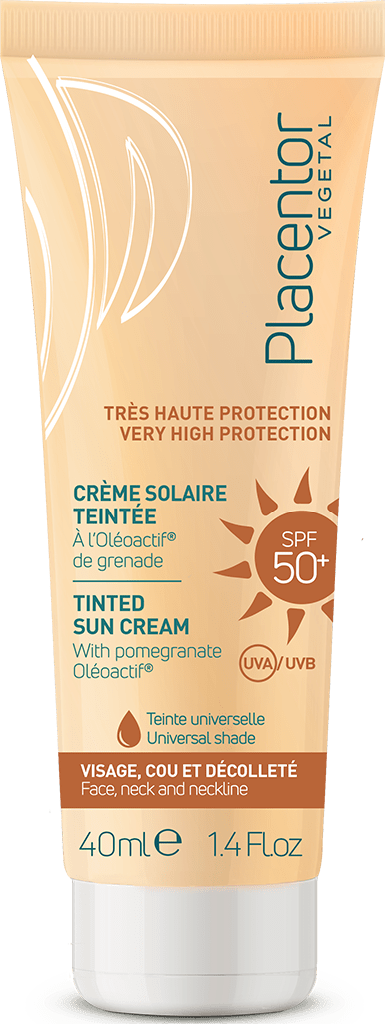 PLACENTOR VEGETAL SPF50+ Crème teintée chair Tube de 40ml